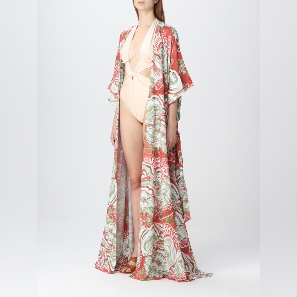 ANDREA IYAMAH • GAMBA robe swim coverup, NWT - Picture 1 of 6